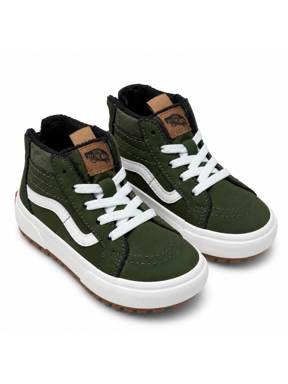 Vans Sk8-Hi Zip MTE-1 Olive Green High Top Sneakers Toddler Size 7.5